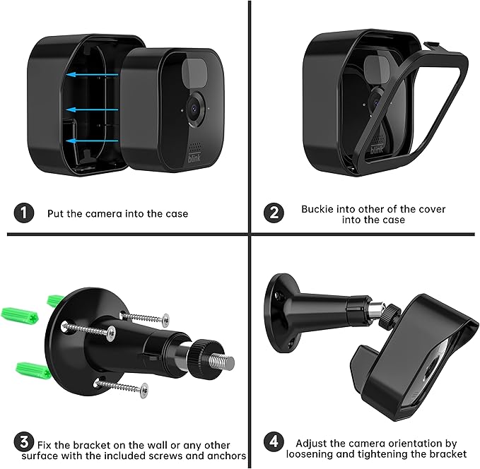 Blink Wall Mount for Blink Outdoor & Indoor 3 Camera, 360° Adjustable Mount & - Image 5