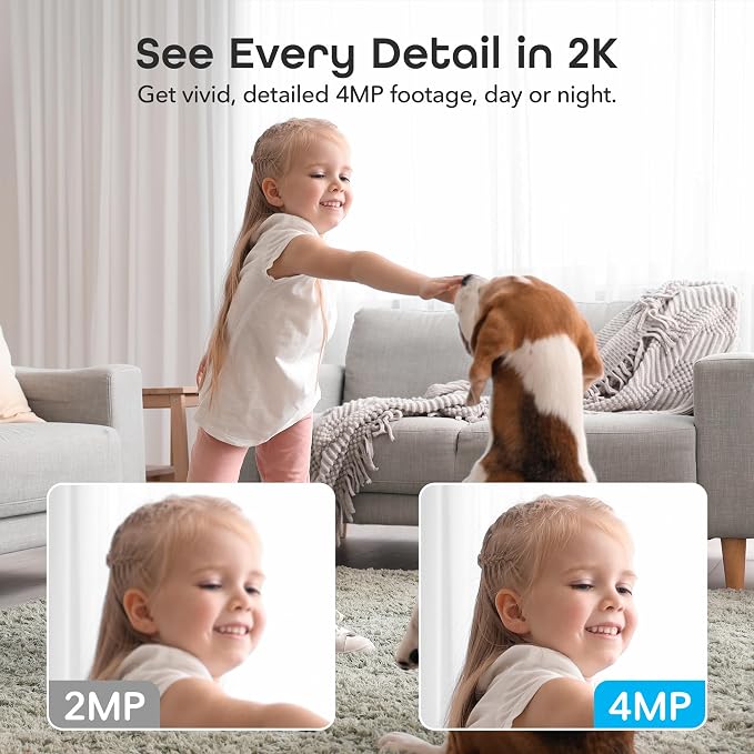 Geeni Scope Ultra 2K 360° Smart Indoor Camera, 1440p HD Auto-Tracking, Dual - Image 3