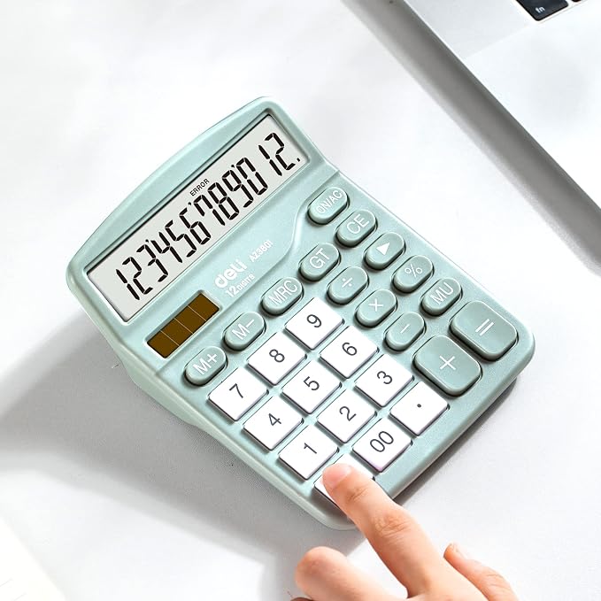 Calculator, Deli Standard Function Desktop Calculators - Image 7