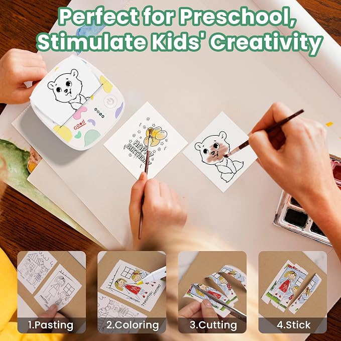 Mini Sticker Printer AHM2, Mini Thermal Printer - Image 4