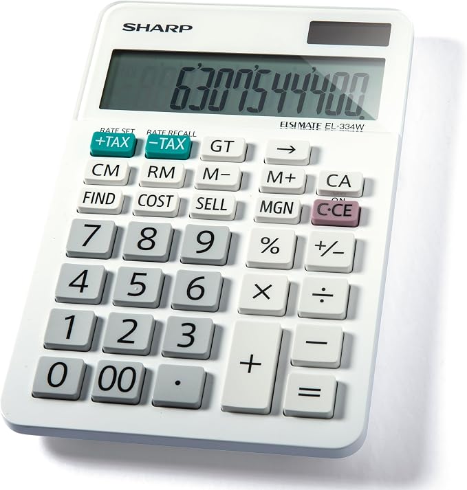 Sharp EL-334WB Business Calculator by SharpCalculators