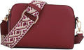 EVVE Crossbody Bags for Women Trendy Triple Zip Small Crossbody Camera Bag Purse by EVVE