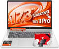 HP 17.3" HD+ Touchscreen Laptop - AMD Ryzen 5 7430U (6-Core, Up to 4.3GHz), 20GB RAM, 512GB PCIe SSD, Radeon Graphics, Windows 11 Pro, Backlit Keyboard, Wi-Fi 6, Fast Charge Business & Student PC by Unknown