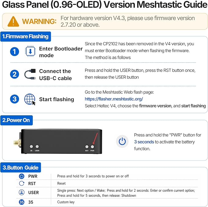 Heltec ESP32 LoRa V4 Development Board Tempered Glass Kit - Image 2