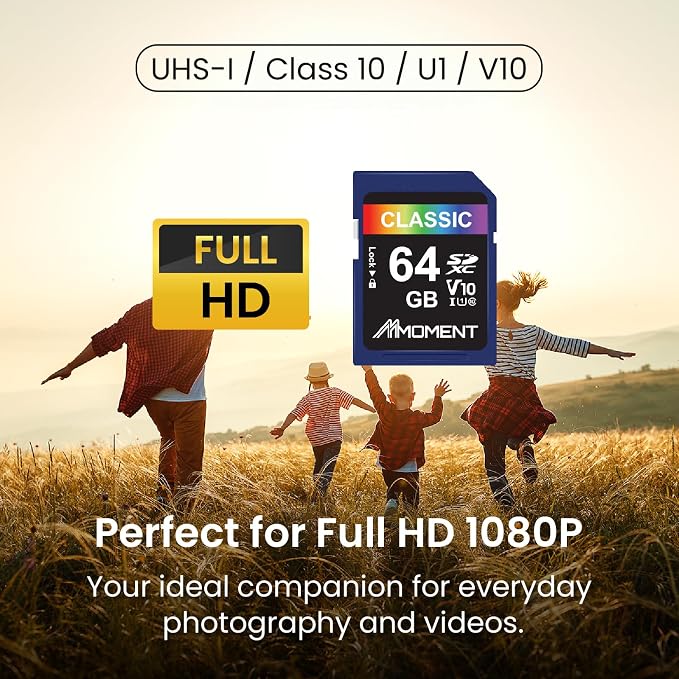 MMOMENT 64GB Full-Size SD, SDXC Card Compatible - Image 3