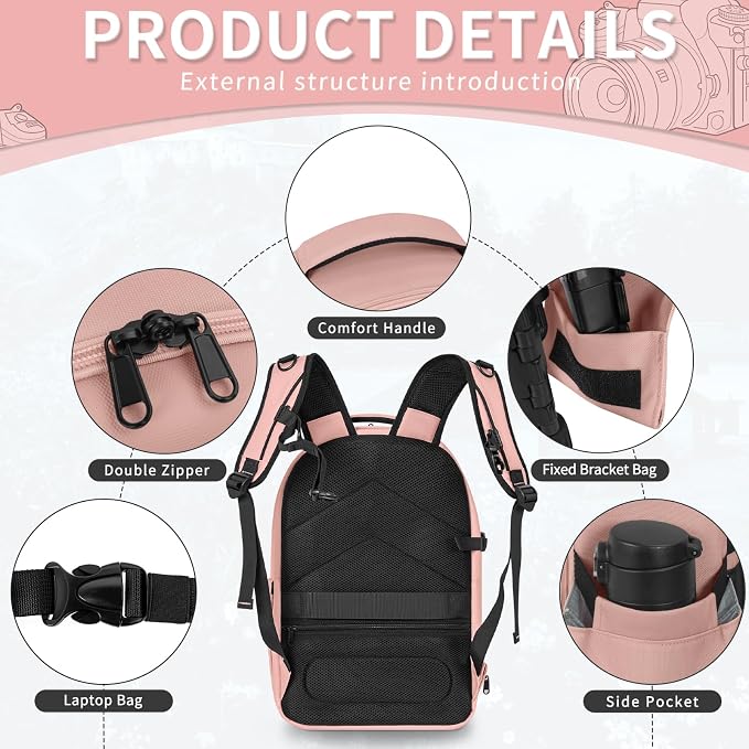 TORIBIO Hardshell DSLR Photography Camera Bag - Image 7