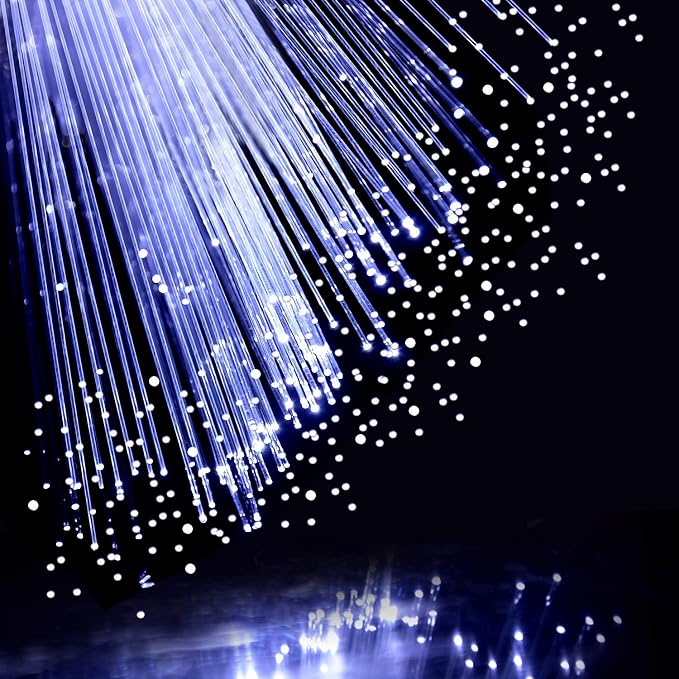 12 Pack White Glow Sticks Light Up Fiber Optic Stick Glow Wands Bulk - Image 5