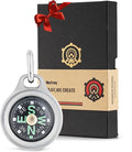 MecArmy Mini Titanium/Brass Compass, Waterproof IPX5 Pocket Compass by MecArmy