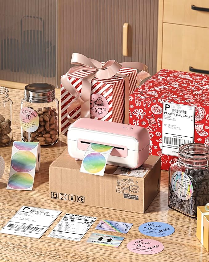 Phomemo Shipping Label Printer- Bluetooth Thermal Label Printer 4x6 - Image 2