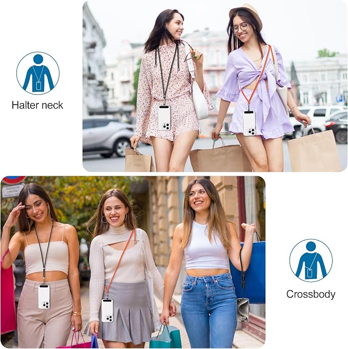 takyu Phone Lanyard, 2 Pack Adjustable CellPhone Lanyard Crossbody Neck Strap & - Image 6