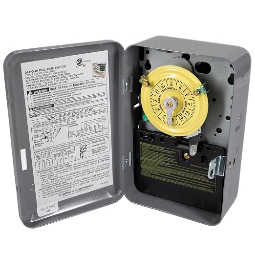 Intermatic T103 24-Hour Mechanical Timer Switch - 120V DPST - Image 5