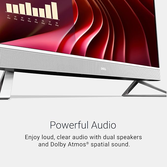 Dell 23.8" All-in-One Desktop, FHD, Intel Core 5 120U, Windows 11 Home | Intel Graphics, 512GB SSD, 16GB DDR5, Dolby Atmos Speakers, Wi‑Fi 6E, Keyboard & Mouse, EC24250 - Image 6