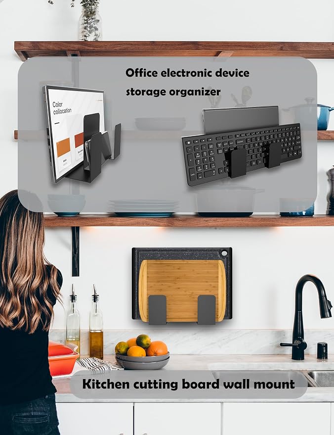 Universal Wall Mount for Laptop/Keyboard/Tablet/Kindle/Router/Modem/Cable Box - Image 6