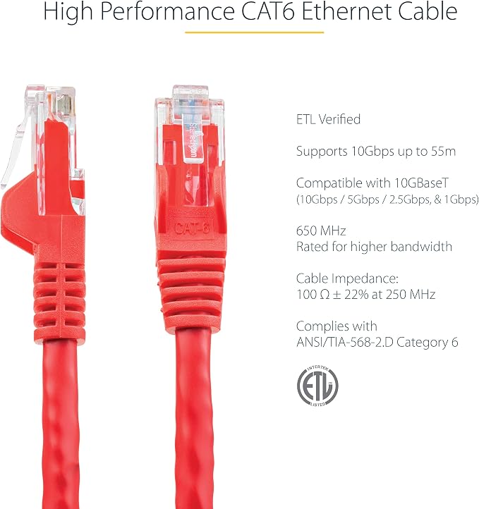 StarTech 75ft CAT6 Ethernet Cable - Image 2