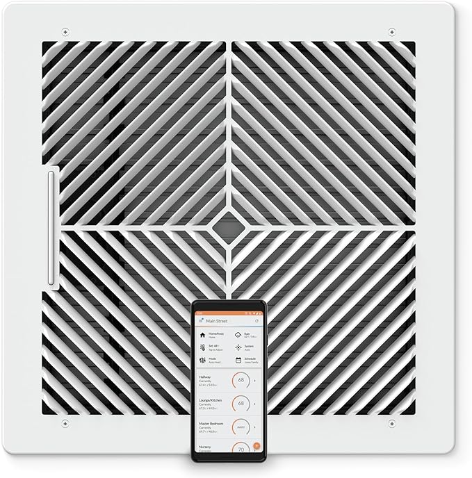 Flair Smart Register Supply Vent 12x12, AC Vent Cover by Flair