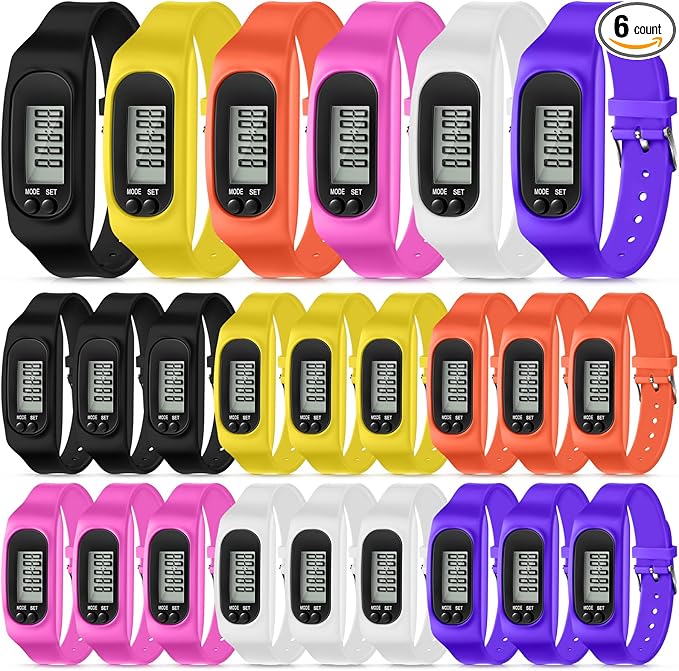 Geyoga Pedometer for Walking Steps and Miles Pedometer Watch Silicone Steps by Geyoga