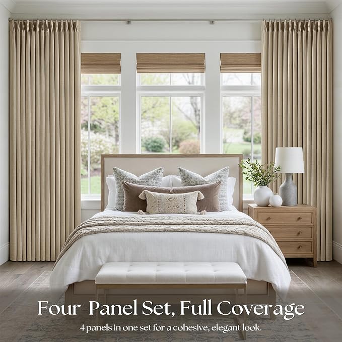 Pinch Pleated 120 Inch Extra Long Curtains - Image 6