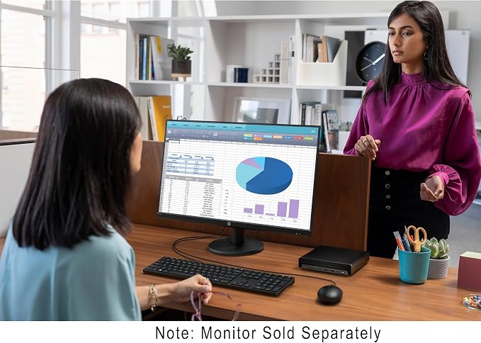 HP Mini Desktop PC, Intel Core 6-Core, 16GB DDR4 RAM, 512GB PCIe SSD, WiFi, Bluetooth, Dual DisplayPort, USB-C, Windows 11 Pro - Business Office Mini Computer - Image 7