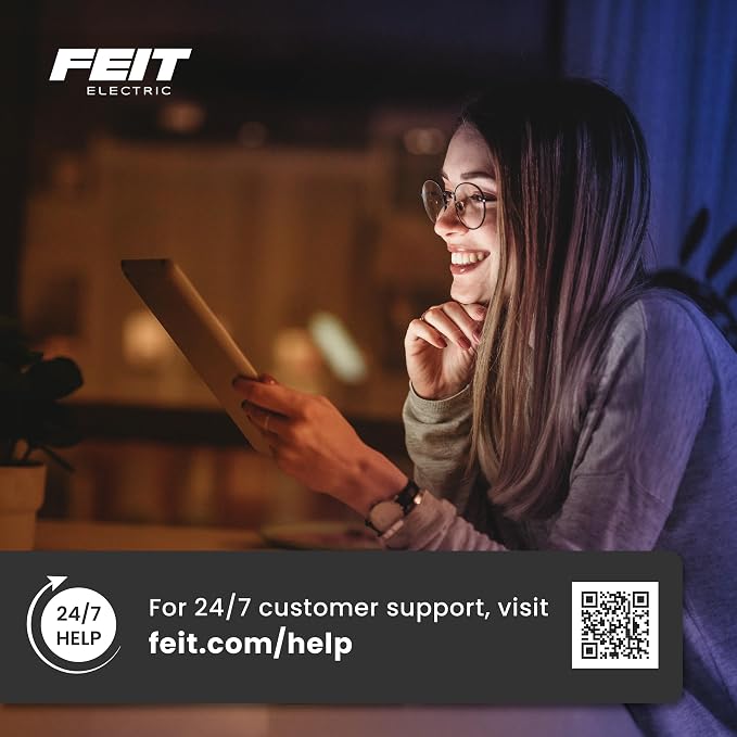 Feit Electric Smart ST21 Light Bulb, 60W Eq, Spiral Filament Edison Style. WiFi - Image 10