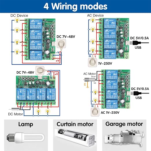 DieseRC 4 Channels WiFi Smart Switch - Image 6