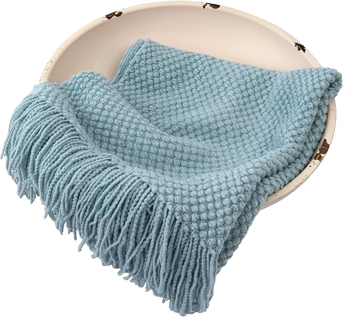 Zeroest Baby Photography Props Basket Braid Wool Wrap Newborn Photo Shoot - Image 3