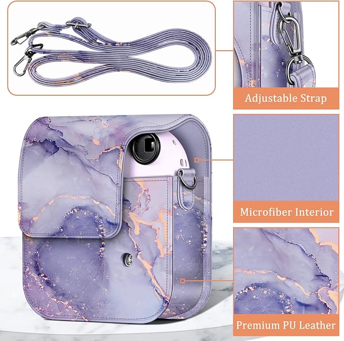 Fintie Protective Case for Fujifilm Instax Mini 12 Instant Camera - Image 3