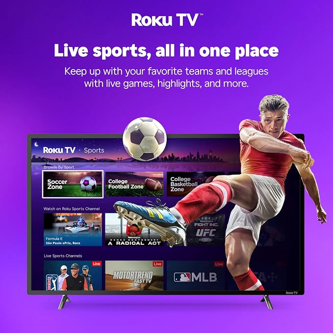 Hisense 32-Inch Class QD4SR Series Hi-QLED HD Smart Roku TV (32QD4HSR, 2026 Model) – Hi-QLED Color, Dolby Audio, Compatible with Alexa, Full Array LED, Slim Bezel Design - Image 15
