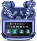 ZIUTY Wireless Earbuds, ANC ENC Noise Cancelling Ear Buds with Touch Screen | 40H Stereo Deep Bass, Bluetooth Headphones with Transparency Mode, IPX7 Waterproof, Clear Calls, 5 EQ for iOS Andoid,Darkblue by ZIUTY
