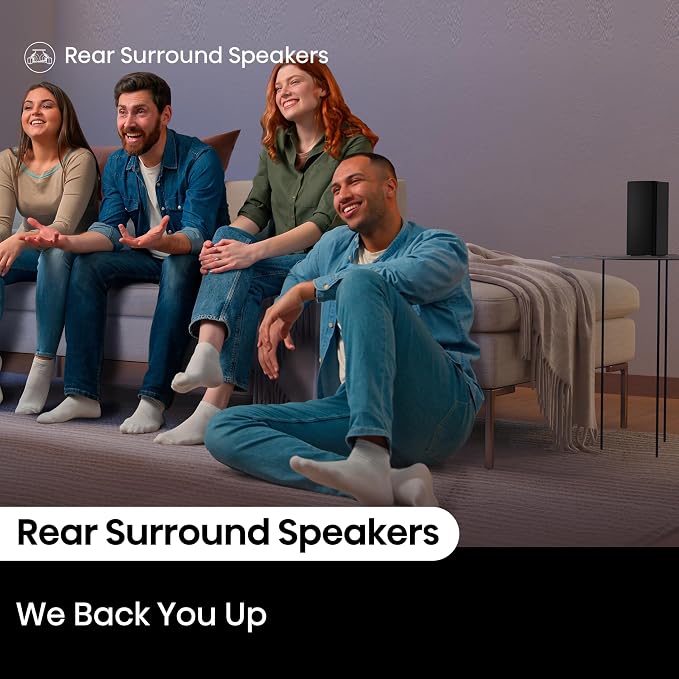 Hisense HS5100 5.1ch Soundbar with Wireless Subwoofer, Dolby Audio, DTS Virtual:X, Rear Surround Speakers, Center Speaker, HDMI ARC, Bluetooth 5.3, Remote Control - Image 8