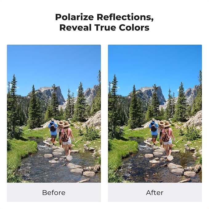 K&F CONCEPT Magnetic 62mm Circular Polarizers Filter - Image 3