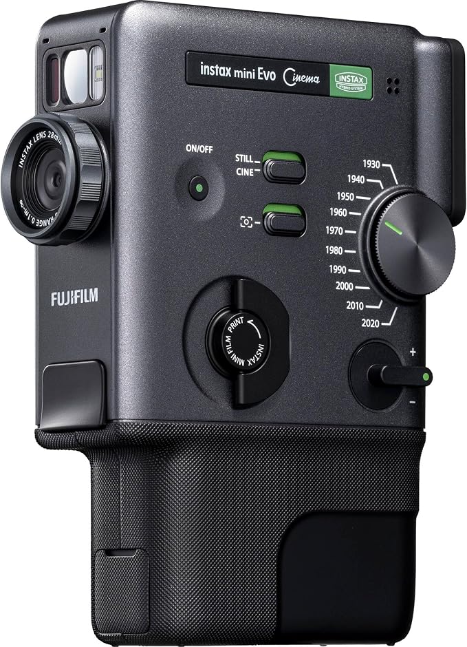 FUJIFILM instax mini Evo Cinema Hybrid Instant Camera Viewfinder, Hand Strap - Image 2