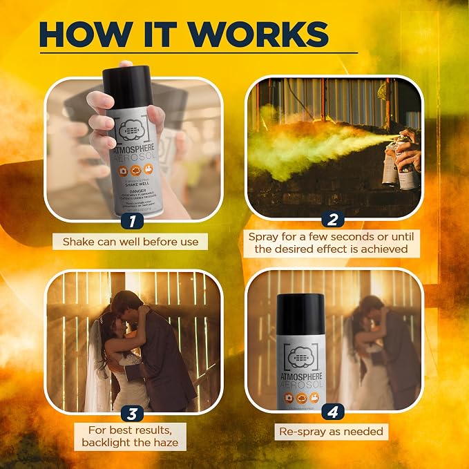 10 Pack Atmosphere Aerosol Haze/Fog Spray - Image 4