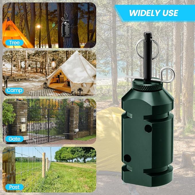 Haoguo Camp Security Perimeter Trip Wire Alarm, Camping Safety Alarm, - Image 5