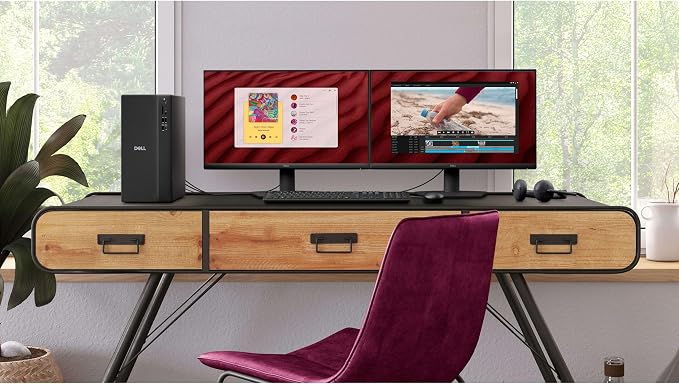 Dell 2026 Tower PC Ect1250 Desktop Computers 16GB DDR5 RAM, 512GB PCIe SSD | 14th Gen Intel Processor, Copilot AI, WiFi 6, Bluetooth, DisplayPort, HDMI, Type-C, Windows 11 Pro for Home & Business - Image 9
