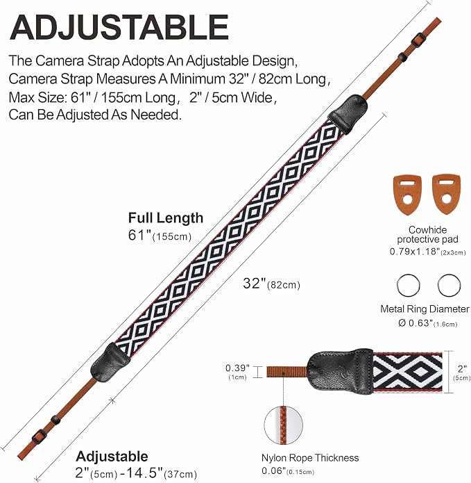 Padwa Lifestyle Camera Strap - Image 6