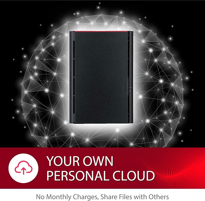 BUFFALO LinkStation SoHo 220 2-Bay Personal Cloud Office NAS 4TB - Image 4