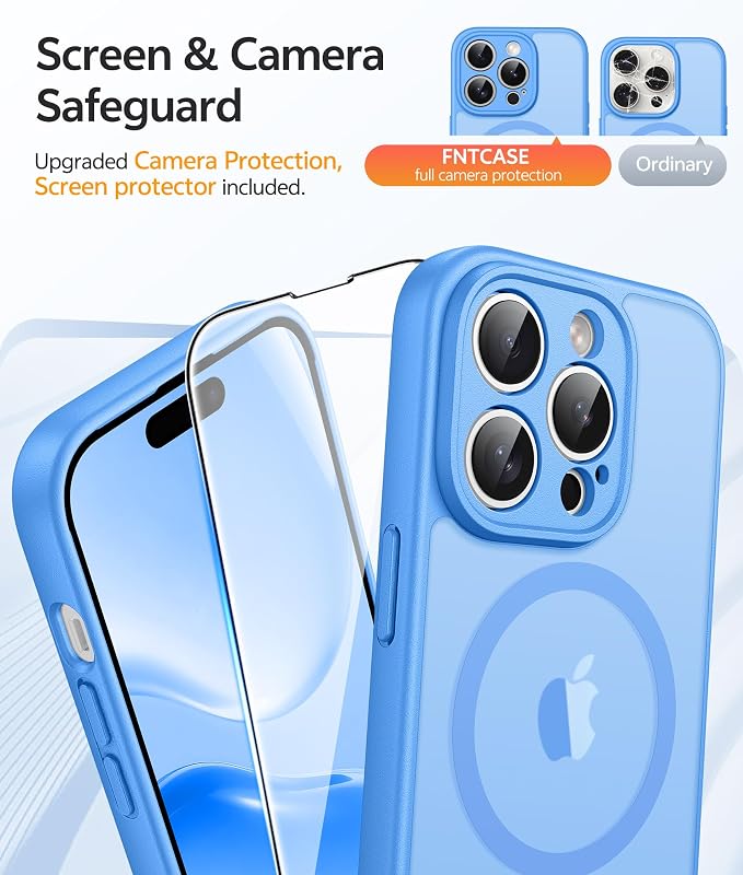 FNTCASE for iPhone 14 Pro Case: Translucent Matte Cases - Image 4