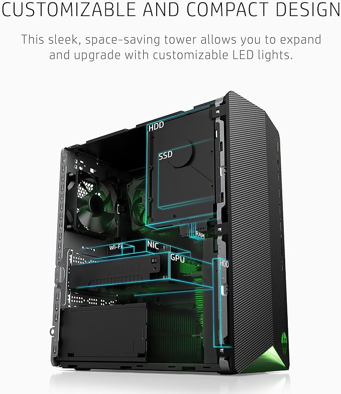 HP 2026 Desktop Tower Computer for Home Office Student, Intel i7-11700F 8-Core, 16GB DDR4 RAM, 1TB PCIe SSD, WiFi 6, Keyboard & Mouse, Windows 11 Home-Ready for Work, Business Family Use, Jet Black - Image 7