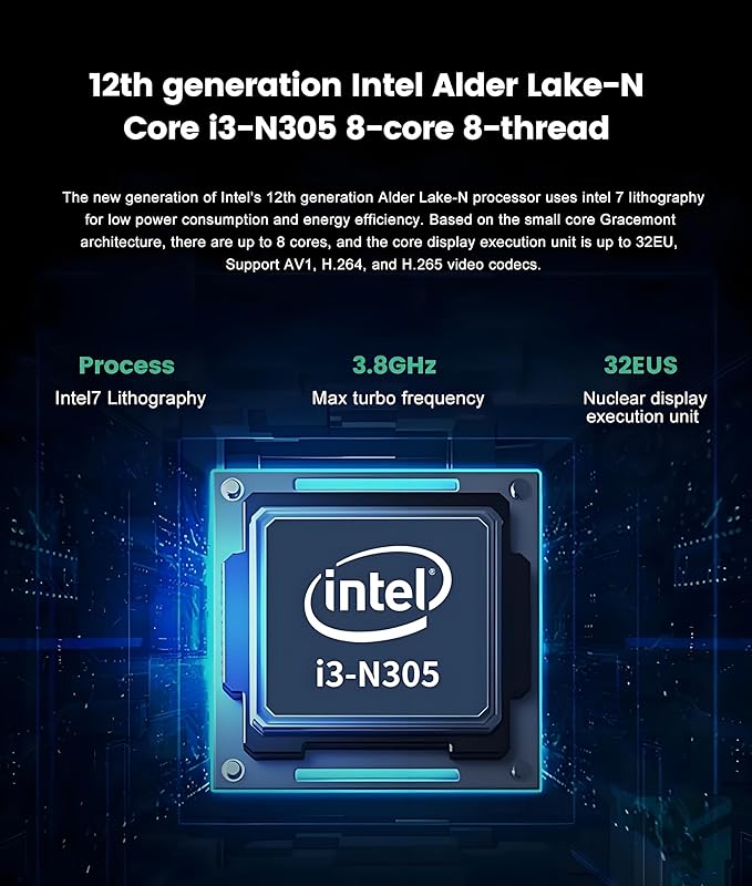 Lenovo 24 8-Core Intel i3-N305 16GB 1TB SSD All-in-One Desktop Computer | 23.8" FHD IPS Display, WiFi 6, Bluetooth 5.2, Windows 11 Home, Keyboard, Mouse - Image 2