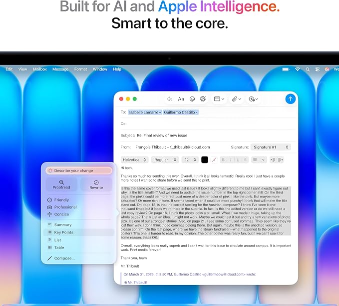 Apple 2026 MacBook Neo 13-inch Laptop with A18 Pro chip: Built for AI and Apple Intelligence, Liquid Retina Display, 8GB Unified Memory, 256GB SSD Storage, 1080p FaceTime HD Camera; Indigo - Image 5