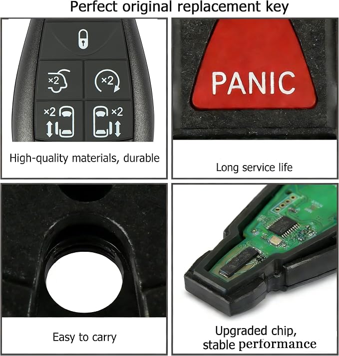 Key Fob Replacement, Keyless Entry Remote Kit - Image 2