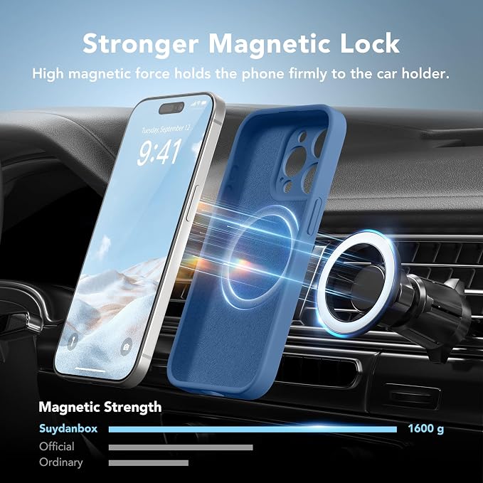 Magnetic for iPhone 15 Pro Case, Compatible - Image 3