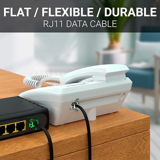 G-PLUG 15FT RJ11 Cable Phone Cord - Image 2