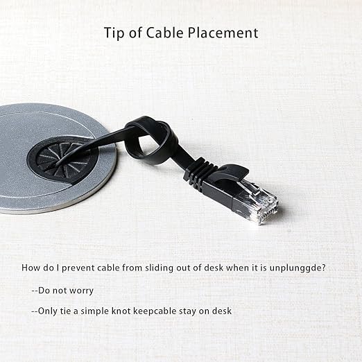 Jadaol Cat 6 Ethernet Cable 15 ft, 10Gbps Support Cat8 Cat7 Network, Flat RJ45 - Image 7
