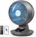 DREO Smart Fan for Bedroom, Powerful 85 ft Airflow, 12 Inches, Desk Fans in 20dB Quiet, 90°+90° oscillating fans, App/Voice Control, 9 Speeds & 8/12H Timer for Home Office Dorm by DREO