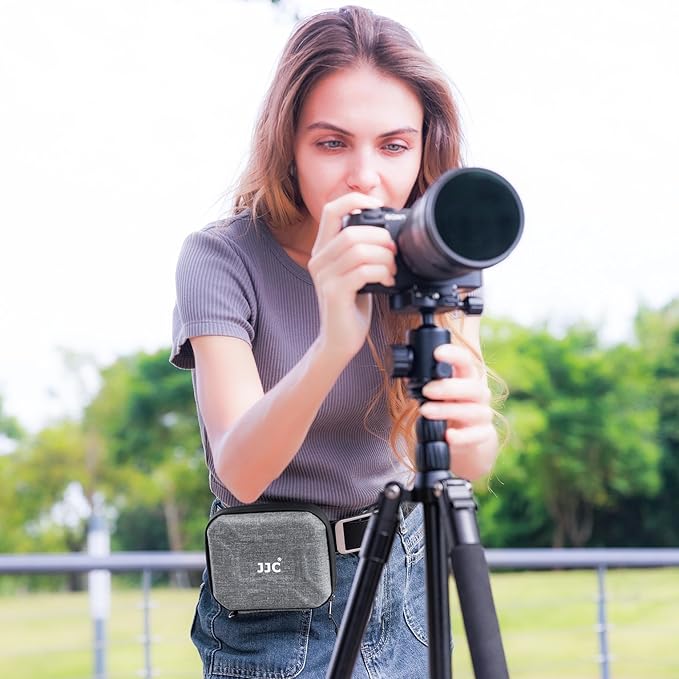 JJC Hard Lens Filter Pouch, 4-Pocket Filter Case - Image 8