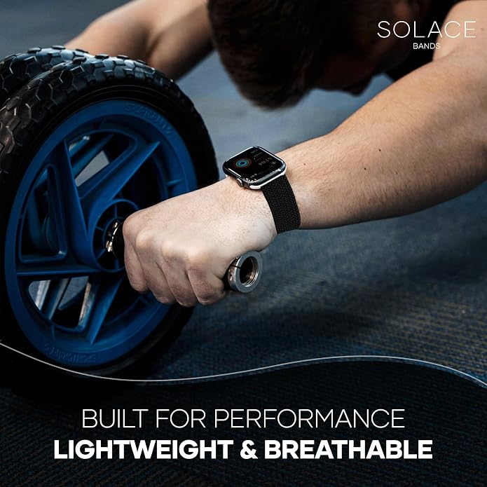 Solace Bands Imperium Adapt Wide Adjustable Nylon Braided Watch Band - Image 7