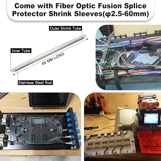 12 Strand Multimode OM3 50/125 ST-UPC Fiber Pigtail, ST OM3 Fiber Optic Pigtail - Image 4