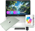 HP Stream 14" HD Laptop with AI Copilot for Student & Business, Intel Processor N150, 4GB RAM, 1.12TB Storage (128GB UFS + 1TB Docking Station), 1 Year Office 365, Wi-Fi 6, Win 11, Willow Green by Unknown