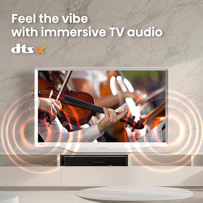 Hisense 32-Inch S5 DécoTV Series Hi-QLED FHD Smart Fire TV (32S5QF) - Versatile Fit, Hi-QLED Color, Art-Inspired Design, Fluid Central Stand, DTS Virtual: X, Stream Live TV Without Cable - Image 9